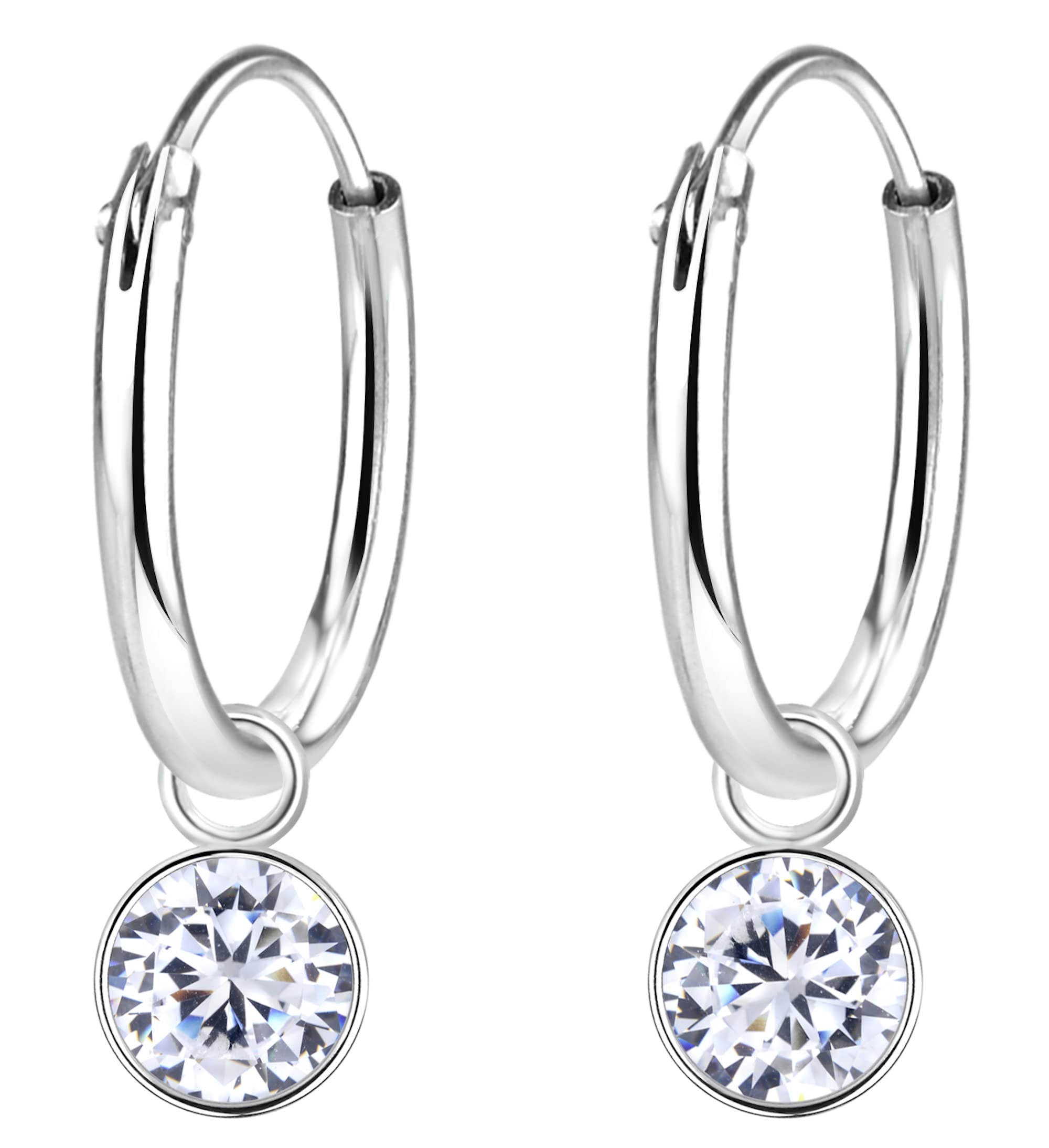 Aww So Cute 925 Sterling Silver Hypoallergenic Round Hoop Earrings for Babies, Kids & Girls | Diwali Gift/Birthday Gift | Comes in a Gift Box | 925 Stamped with Certificate of Authenticity | ER1707 (B07ZZ27Z5Q) Amazon Price History, Amazon Price Tracker