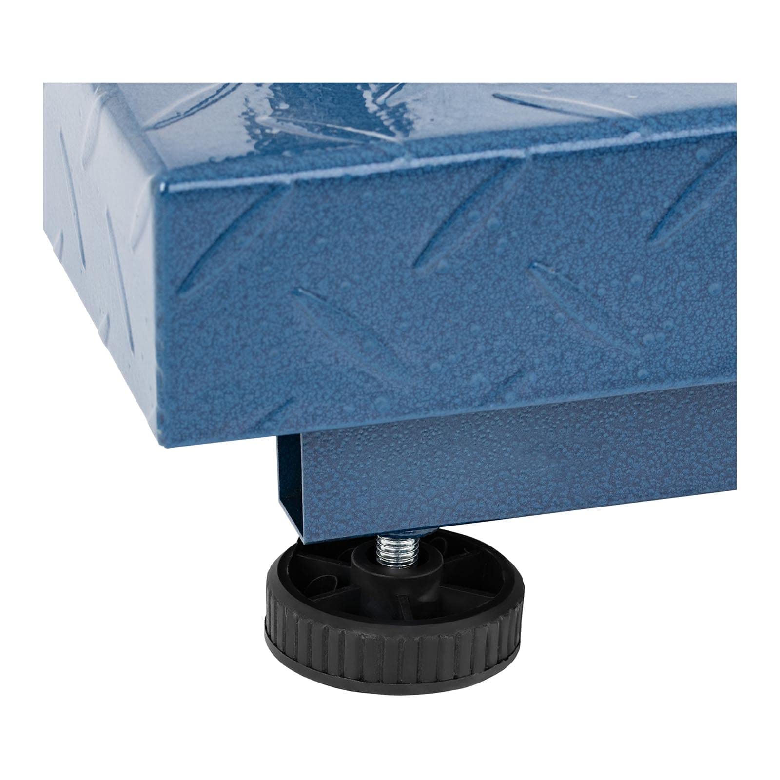 Steinberg Balance Plateforme Professionnelle Pèse-colis SBS-PF-100A8 (100 kg/10g, plate-forme 40x30cm, repliable, pieds réglables en hauteur, batterie et câble d'alimentation, LED)