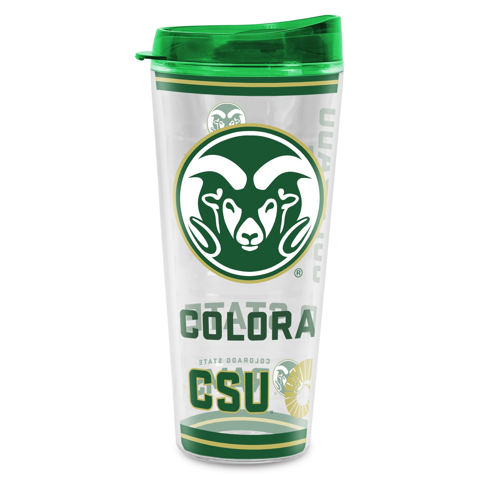Rico Industries NCAA College Double Wall Mayhem 16oz Or 20oz Tritan Tumbler W Lid