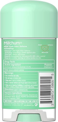 Miniatura 4 de Mitchum For Women Power Gel Desodorante Antitranspirante Polvo Fresco 2.25 oz (Paquete de 8)