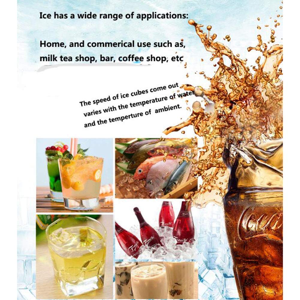 Ice Maker Machine Small,Lcd Display Ice Cube Maker 25kg In 24h,Ice Cube Machine 24 Ice Cubes Ready In 10 15 Minutes 2l on Fridge.com - View 6