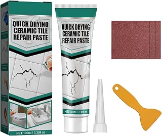 Elegant White Ceramics Tile Repair Pastes Quick Drying And For Home Bathroom And Kitchen Daily Use