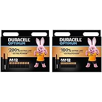Duracell Batterie Optimum AA+AAA (Confezione da 24)