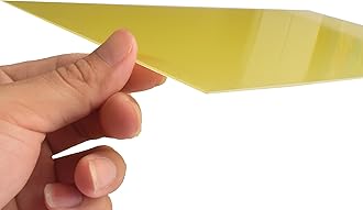 200x300x1.0mm Yellow FR4 Glass Fiber Board, Epoxy Resin Board