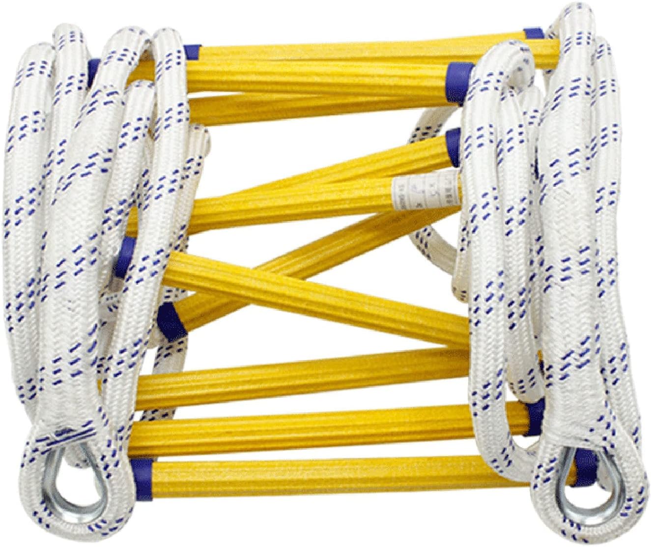 LXDZXY Ladders,Emergency Escape Rope Ladder 1-17 Floors, Flame Retardant Fire Safety Evacuation Ladder for Children and Adults, Non-Slip Resin Climbing Rope Ladder/50M (164 Feet) - - 