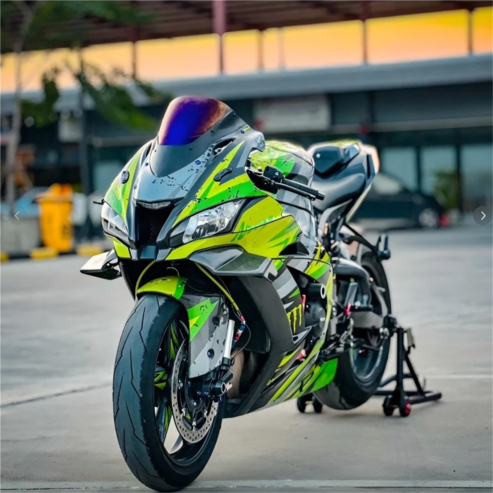 Pasuje do motocykla KAWASAKI ZX-10R 2011-2019 Winglet Side Spoiler Side Wind ABS Front Fairing(ABS Carbon Fiber)