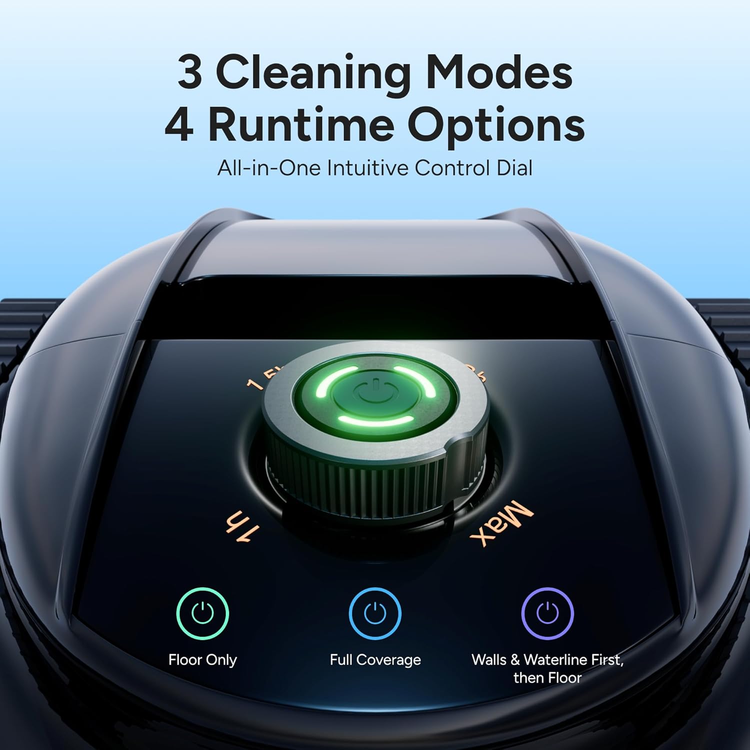(2026 NEW) iGarden Robotic Pool Cleaner KN Series, 210-Min Runtime, Smart 3D Navigation, Full-Inverter Energy-Saving Tech, Cleans Floor, Wall & Waterline, for Above-Ground & Inground Pools
