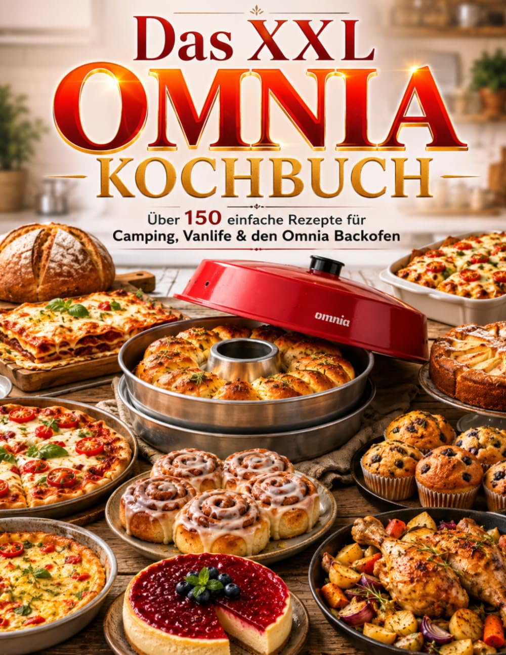 Das XXL Omnia Kochbuch: Über 150 einfache Rezepte für Camping, Vanlife & den Omnia Backofen