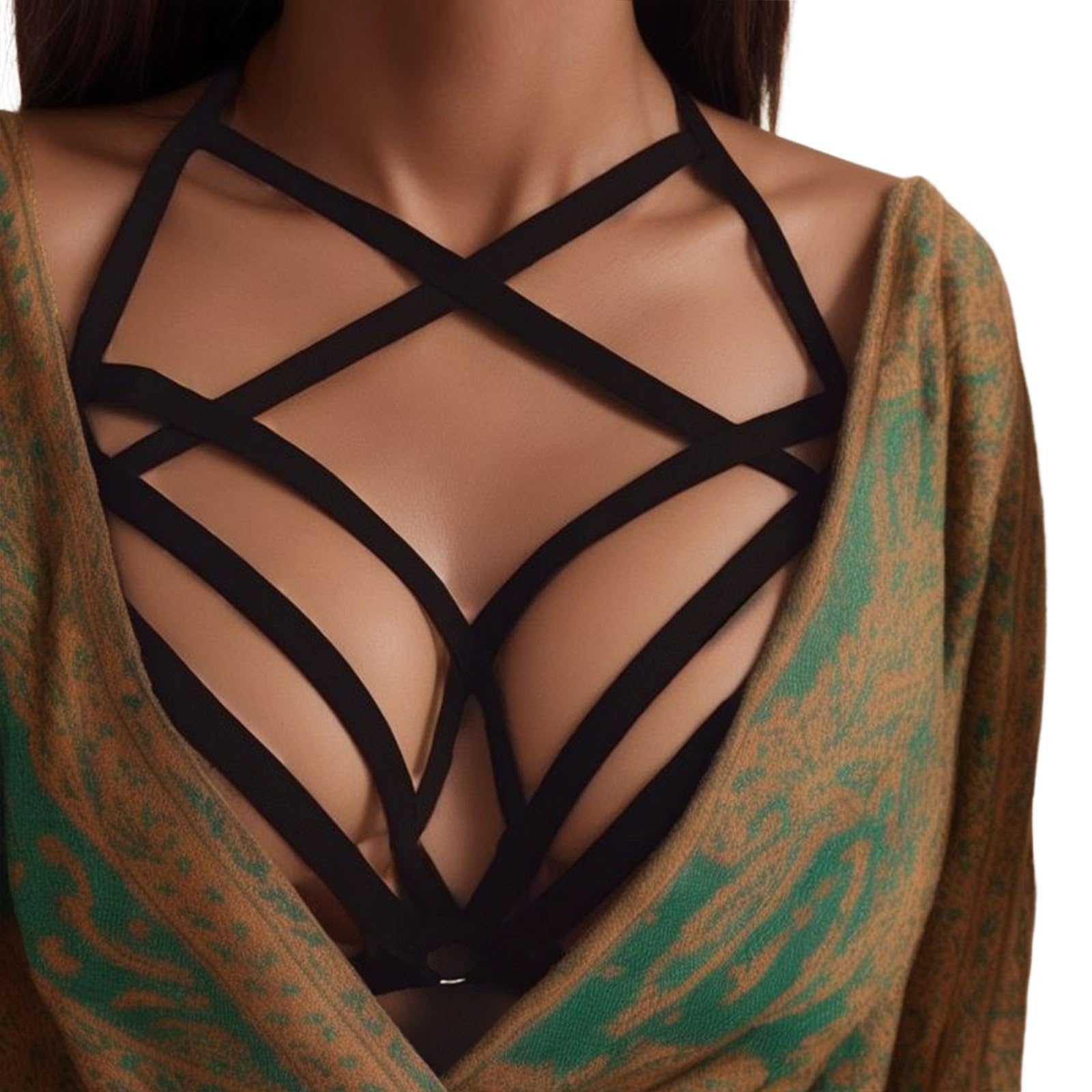 Lingerie sexy biancheria intima sexy Set gabbia Strappy Top Reggiseno Estensivo Bende Donne Reggiseno Elastico Sexy Bustiere Lingerie Sexy Uomo