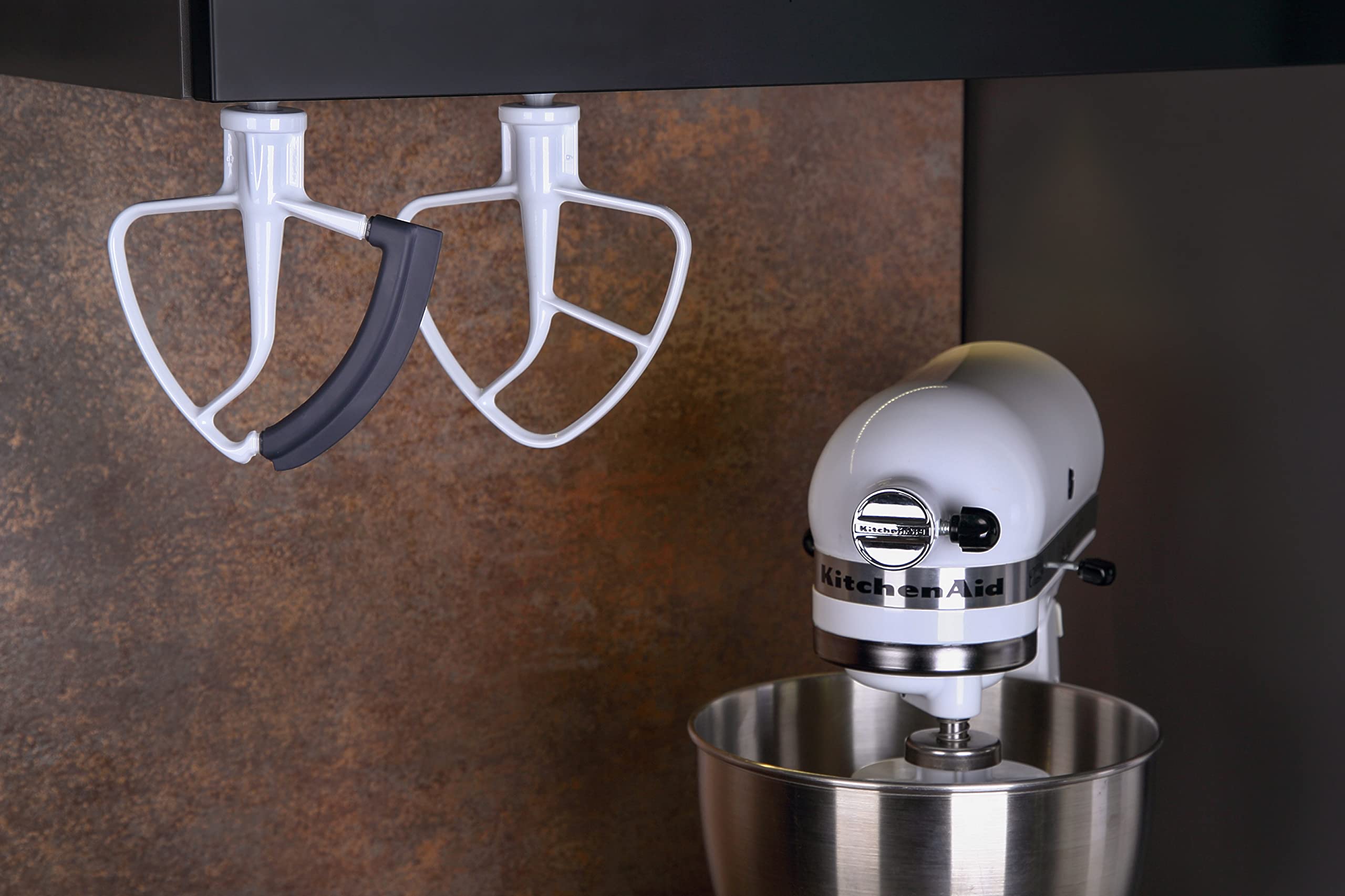 kitchenaid zubehör aufbewahrung GZ Design 4 STK. Halterung-Aufbewahrung für Zubehör-Rührelemente wie Flachrührer Schneebesen Knethaken (Grau) Küche, Haushalt & Wohnen Art Deco alouweekuky Kinder Aufbewahrungsbox mit Variante:Box türkis für quadratische Coverminder ohne Deckel