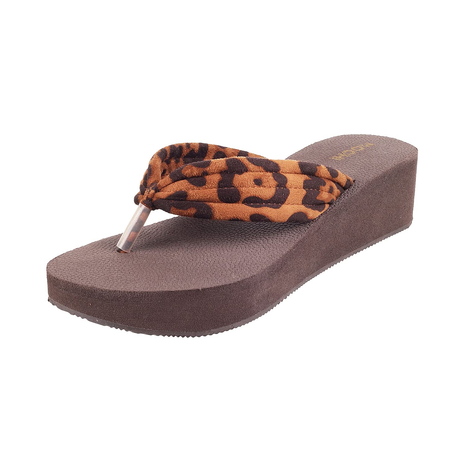Mochi Women Tan Tiger Print Comfy Casual Fashion Slipper UK/8 EU/41 (32-1069) (B09B2PPXVF) Amazon Price History, Amazon Price Tracker