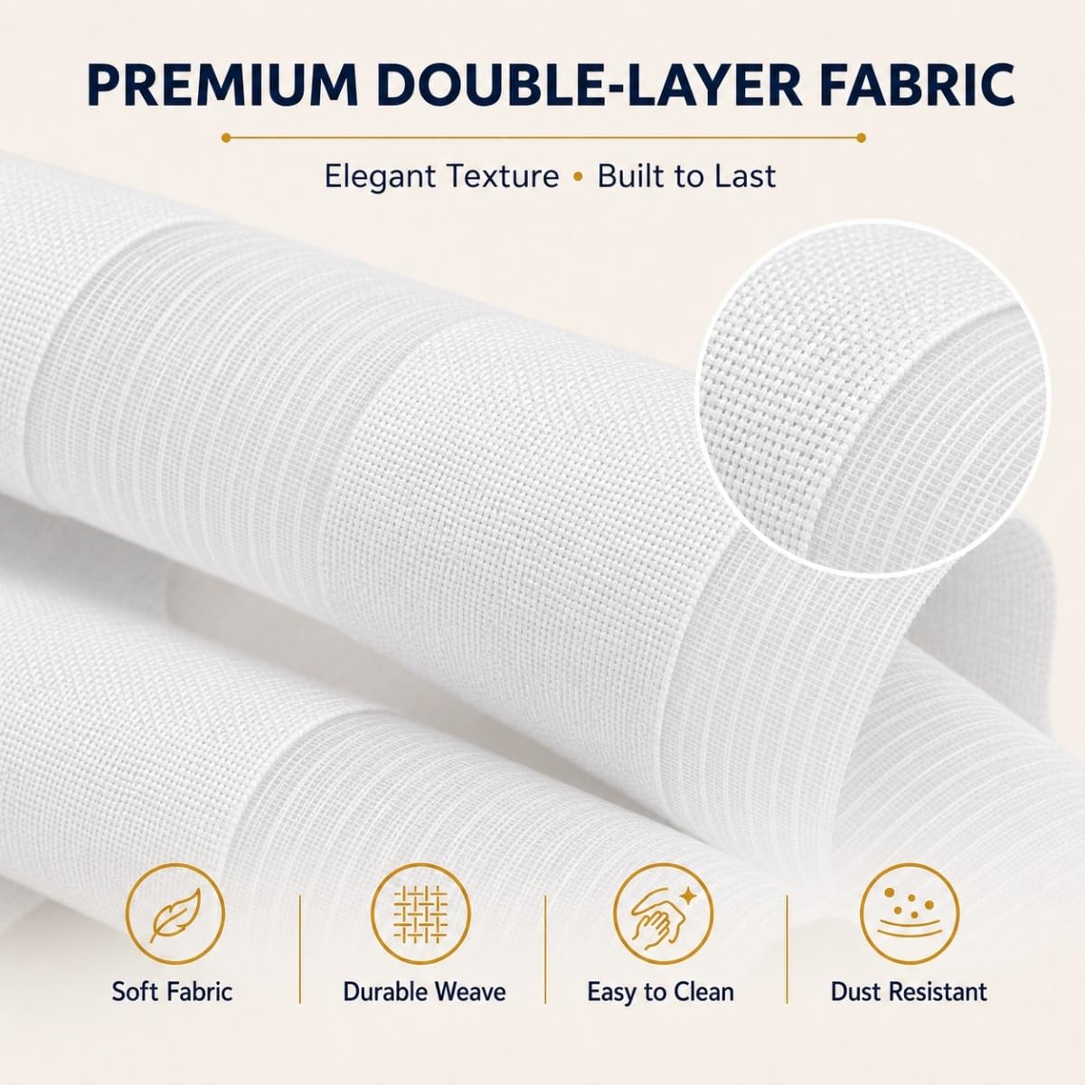 Store Enrouleur Jour Nuit sur Mesure pour fenêtre intérieure | Pose intérieure ou extérieure à visser, chaînette, lumière filtrée, 11 couleurs(Gray,W70xH140cm)