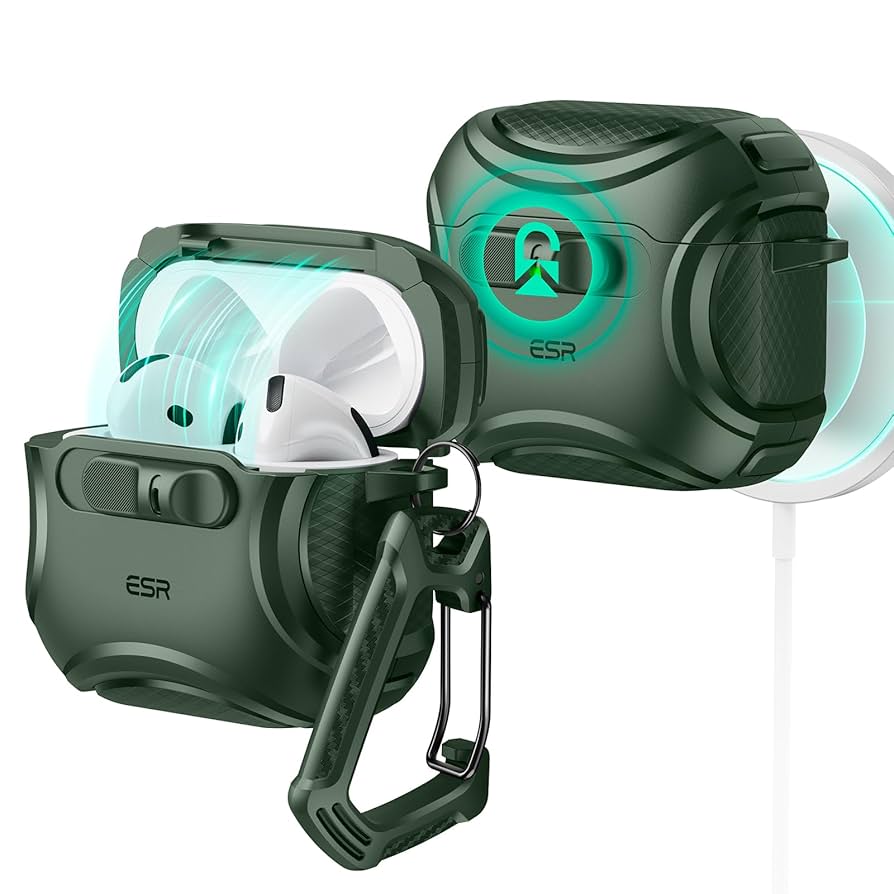 Amazon | ESR AirPods 4 ケース(HaloLock) AirPods 第4世代