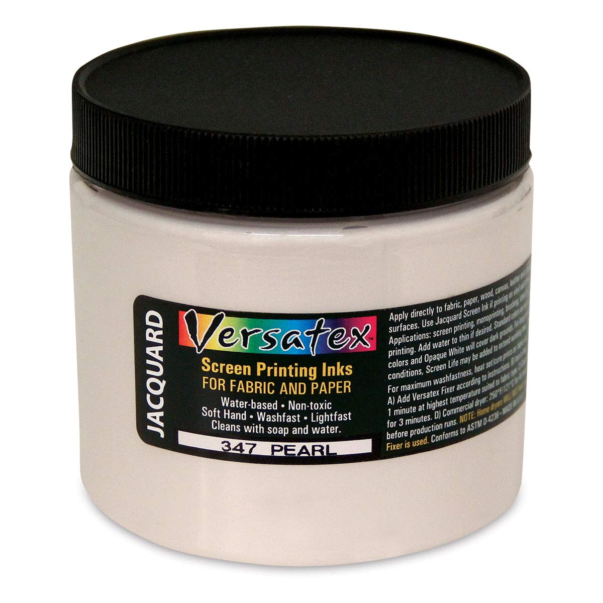 Jacquard Versatex Screen Printing Ink 16oz Pearl