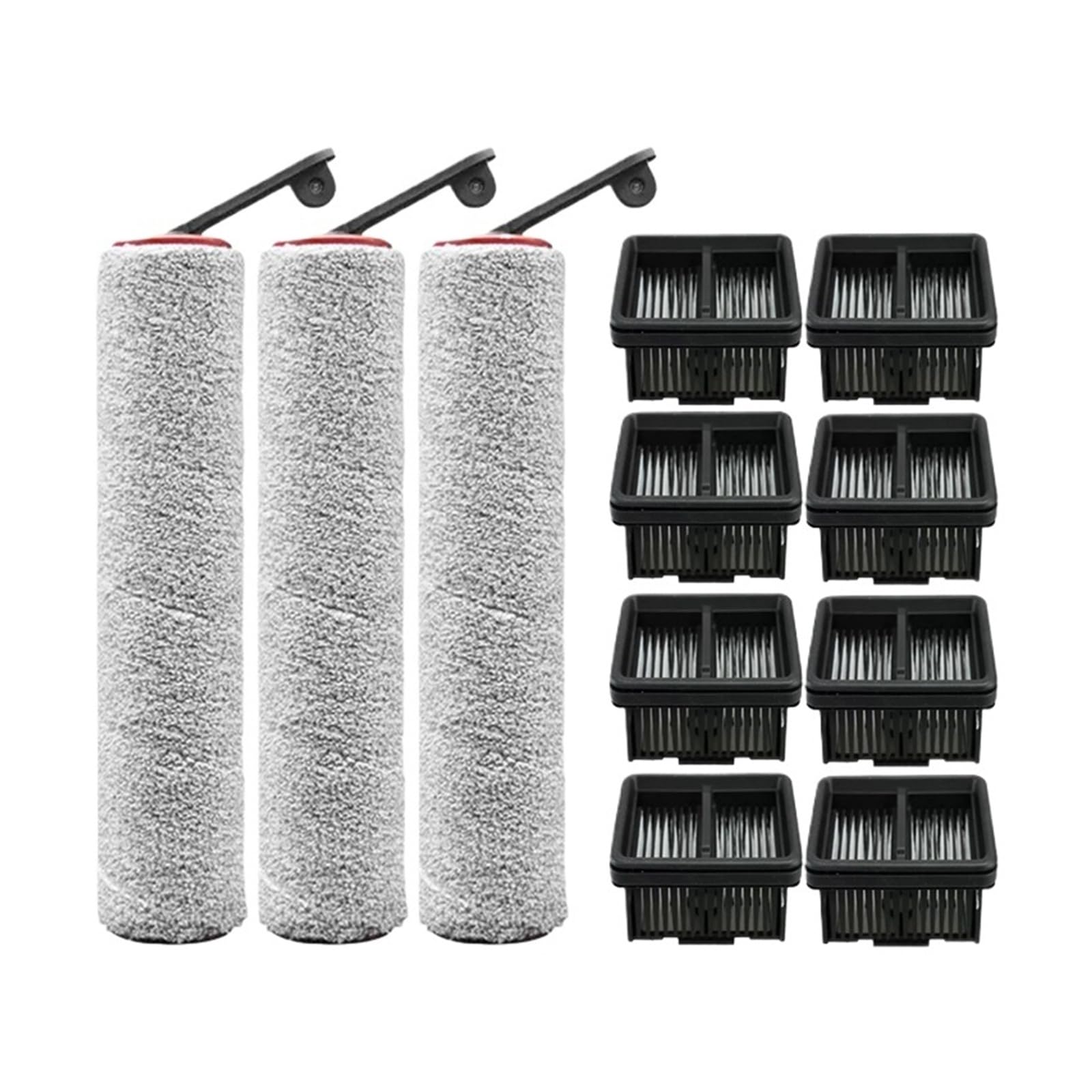 Accesorios De Filtro De Tambor, Compatibles Con Dreame H12 Pro / H12 Plus, Repuestos De Cepillo Suave For Aspiradora(11 PCS)