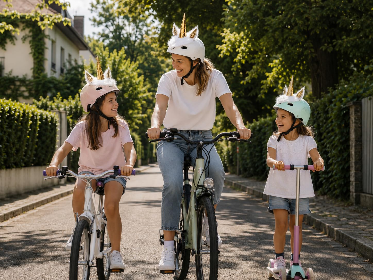 Licorne poussière d'étoiles pour casque de vélo - Accessoire de casque pour tous les casques | Accessoires de casque licorne pour casque de vélo, scooter, roller et skateboard