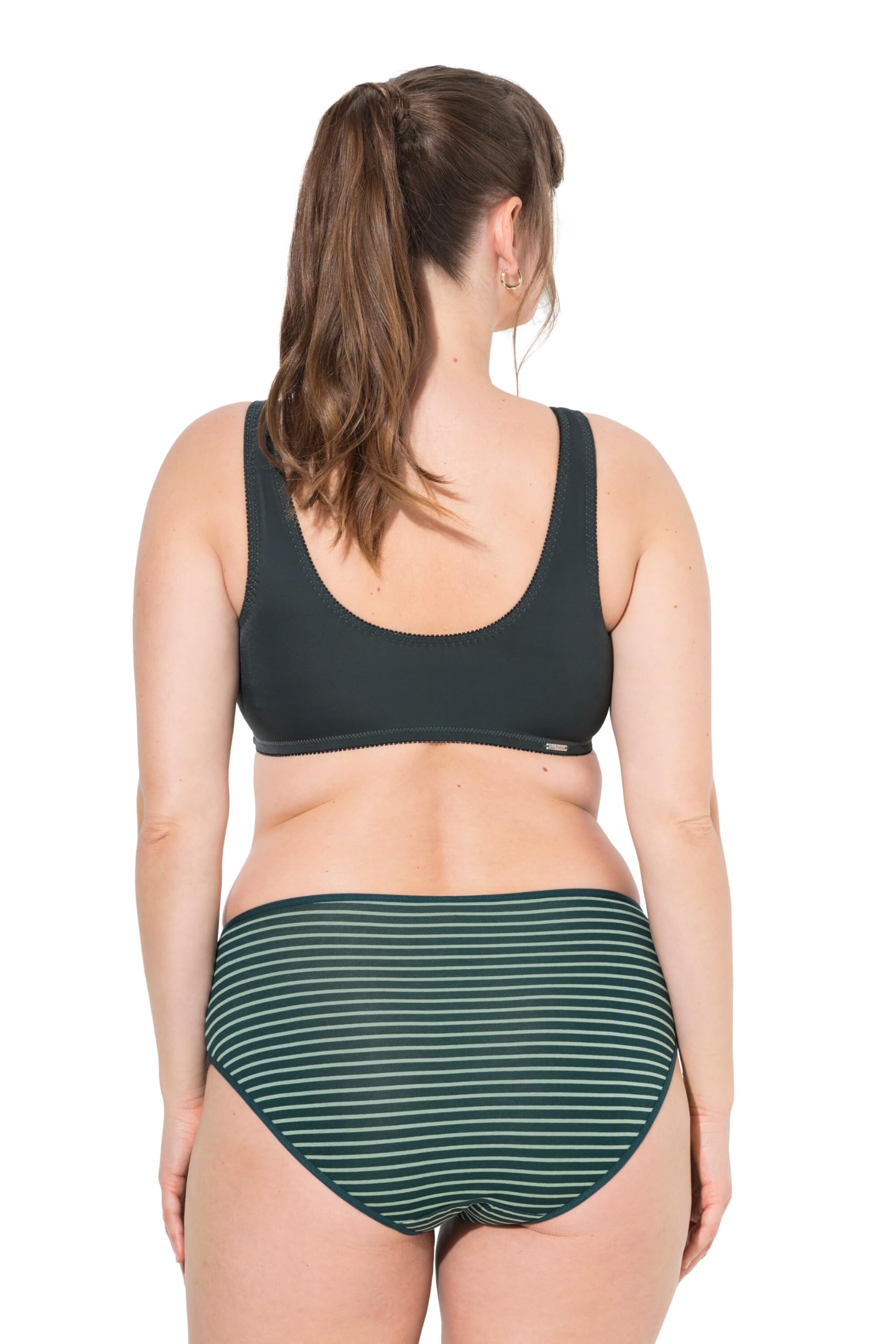 Ulla Popken Damen Bustier mitternachtsgrün 125D – Bild 2