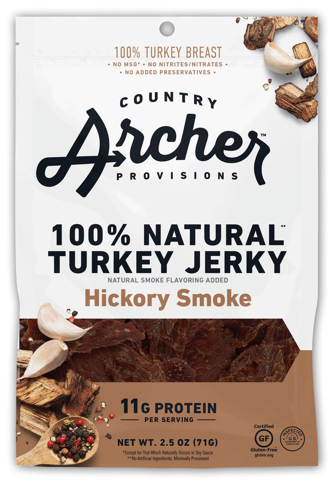 Country Archer Jerky Trky Hickory Smkd 2.5 OZ