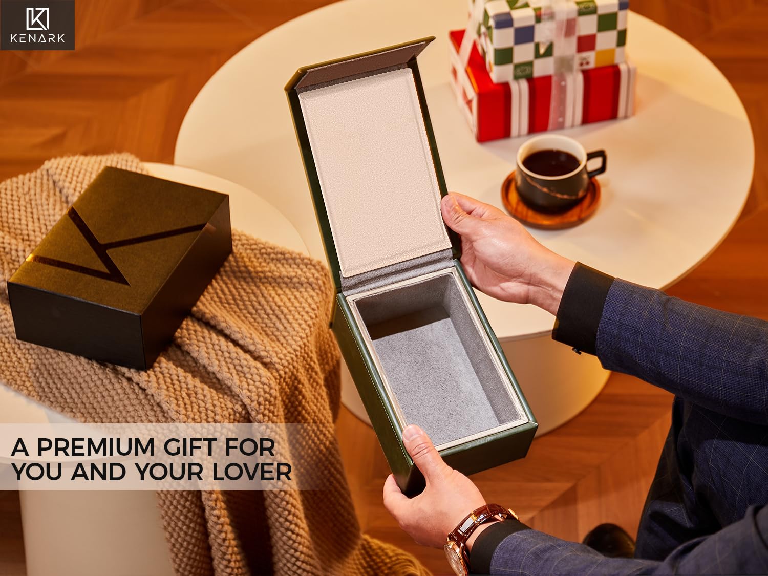 KK7-DG Faraday Protector Box, Signal Shielding, Anti-Theft Car Key & RFID Blocker for Vehicles - Compact Design(Aqua Green)