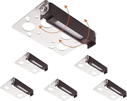 CLOUDY BAY Paquete de 6 Luz de pavimentadora de bajo voltaje de 4 pulgadas, 12V-15 VACCC, luces de pared de contención al aire libre, IP65
