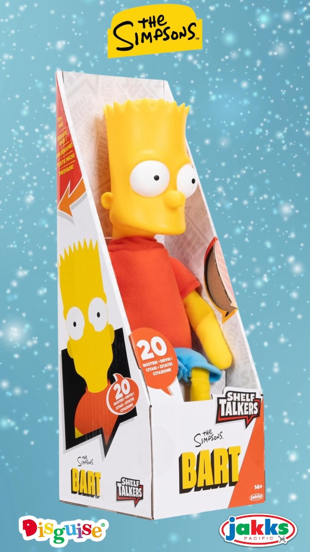 The Simpsons Bart Simpson Shelf Talker by JAKKS Pacific, with 20