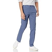 Amazon Essentials Pantaloni Chino da Lavoro a vestibilità Aderente Anti