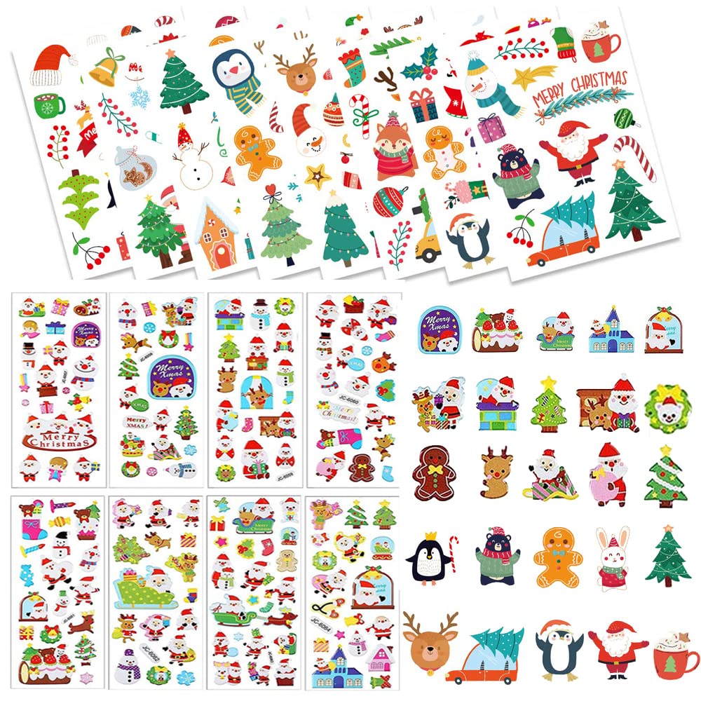 5er-Set Weihnachts-Briefpapier Blindbox – Für Kinder, Inkl. Stifte, Aufkleber & Nachfüllungen