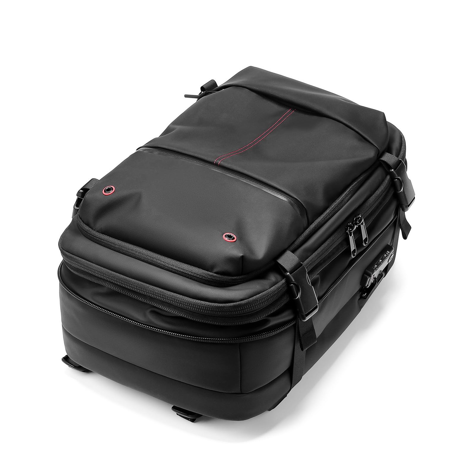 Ejoyous Mochila de Sellado Al Vacío, Expandible de 25L a 60L (BLACK)