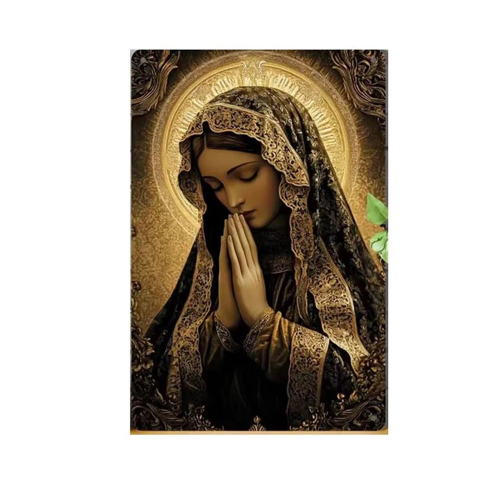 Byambd A Esthetic Pictures Virgin Mary Canvas Wall Rt Poster No Frame Baby Jesus Picture Prints Picture Decor For Living Room(,50X70cm)