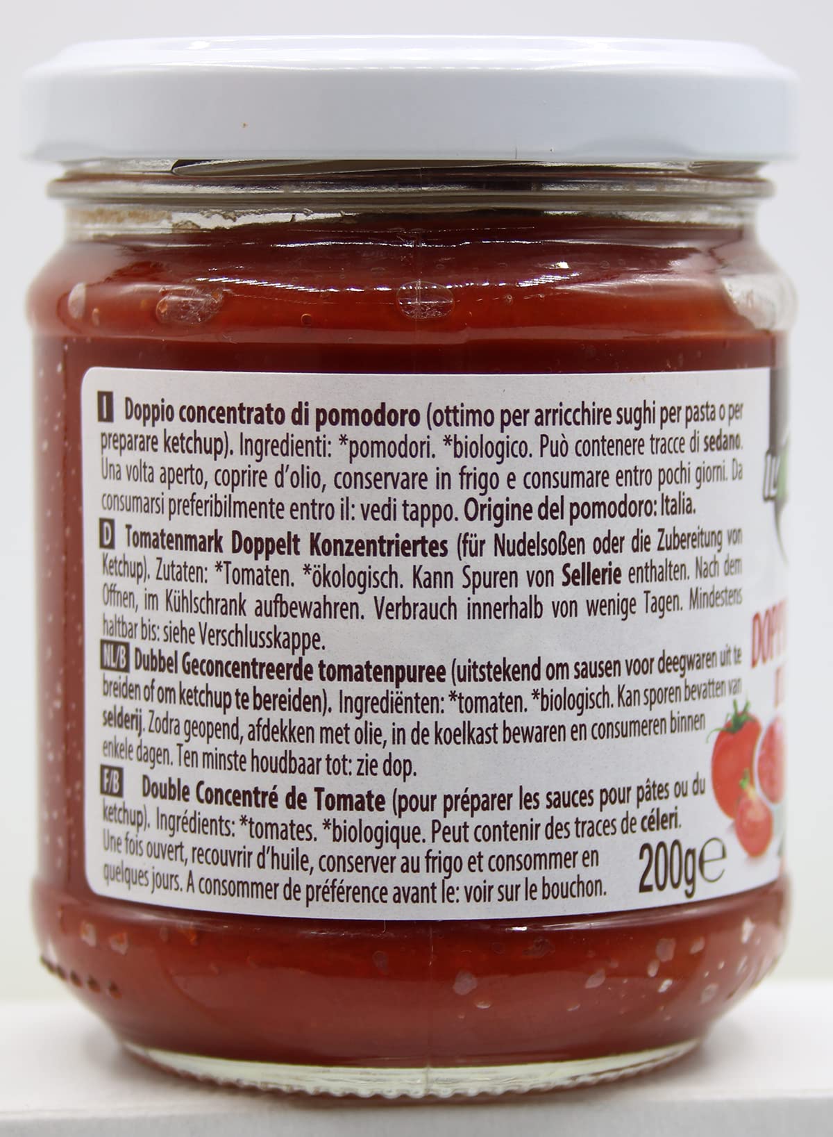 Probios - Double Concentré de Tomate- Concentrato di Pomodoro, Pack de 6 x 200g