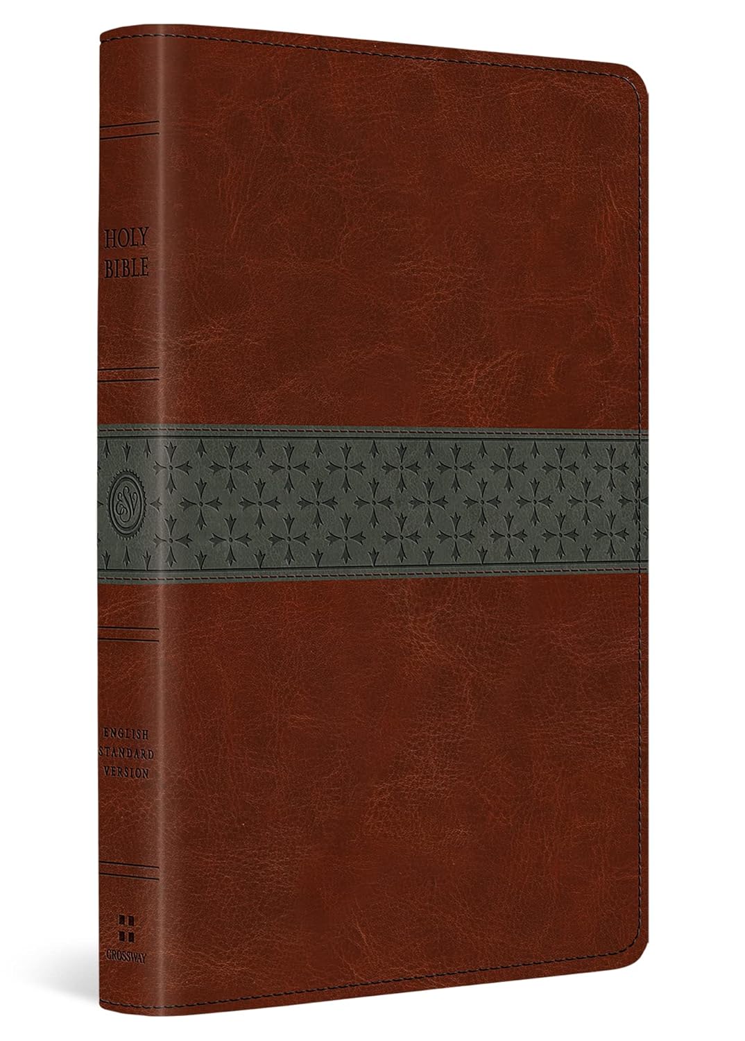 ESV Large Print Thinline Reference Bible (TruTone, Walnut