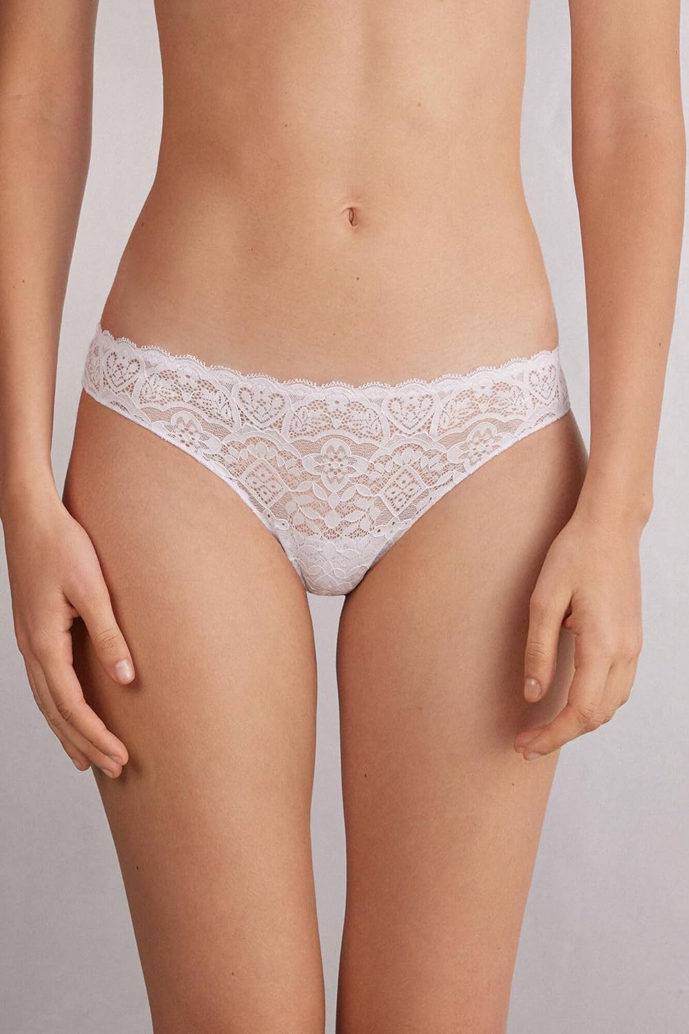 Intimissimi Woman's Microfiber Lace Brazilian - Image 2