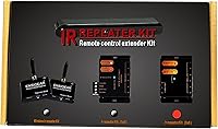 Vista 6 de Kit de repetidor IR, sistema de repetidor IR, extensor de control remoto IR. Soporta hasta 50 pies.