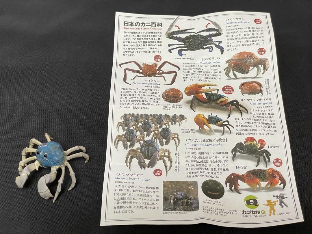 Amazon.co.jp: 日本カニ大全(カプセルQ)KAIYODO 海洋堂 No.5