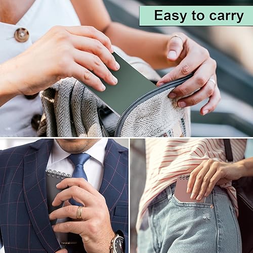 Miniatura 14 de Utron 8 cuadernos en espiral, cuaderno de bolsillo de doble bucle de 3 x 5, mini cuadernos estilo oficina, bloc de notas pequeño de bolsillo