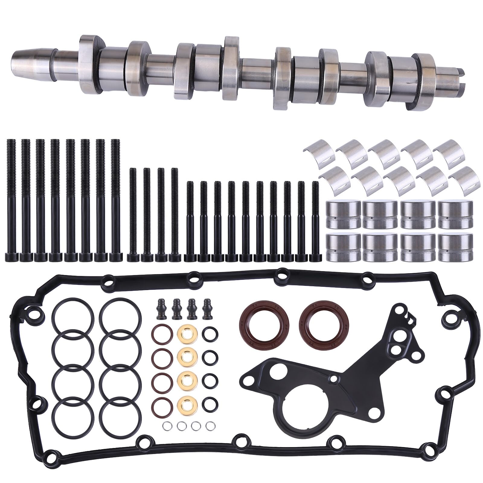 038109101R - Set albero a camme, compatibile con VW Bora Caddy Sharan Polo Golf Seat Leon Toledo Ibiza A3 A4 A6