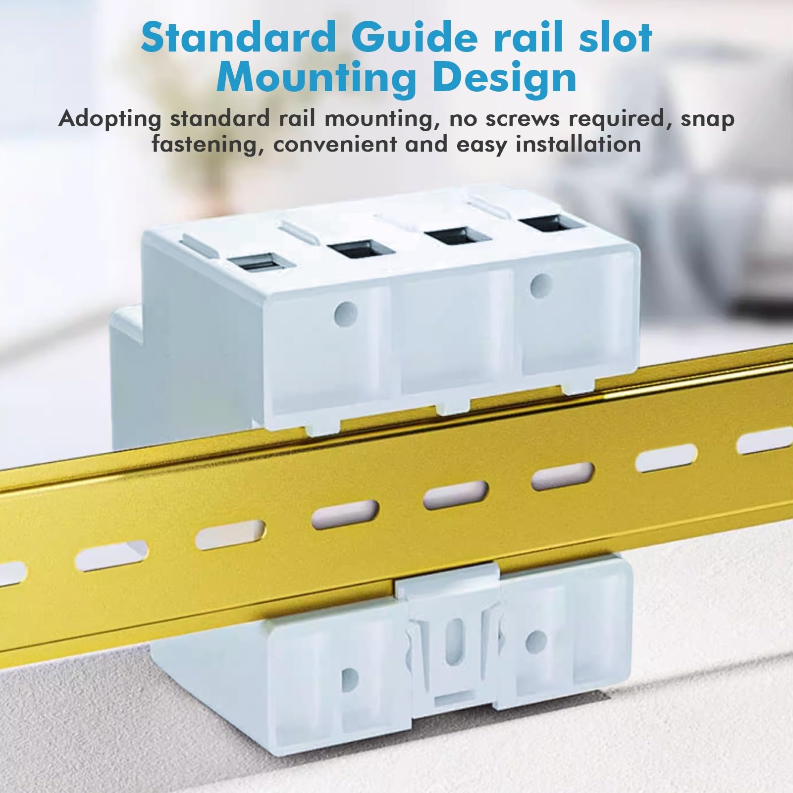 Medidor de Energía Trifásico 4 Hilos DIN Rail Voltímetro kWh 80A CA 85-290V | Contador Consumo Eléctrico Protección contra Sobretensión Subtensión y Sobrecorriente con Sonda de Temperatura