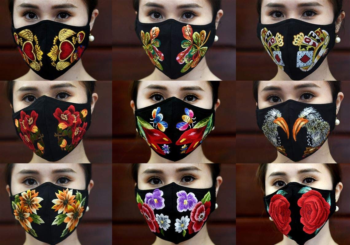 Masques faciaux fabriqués sur mesure.