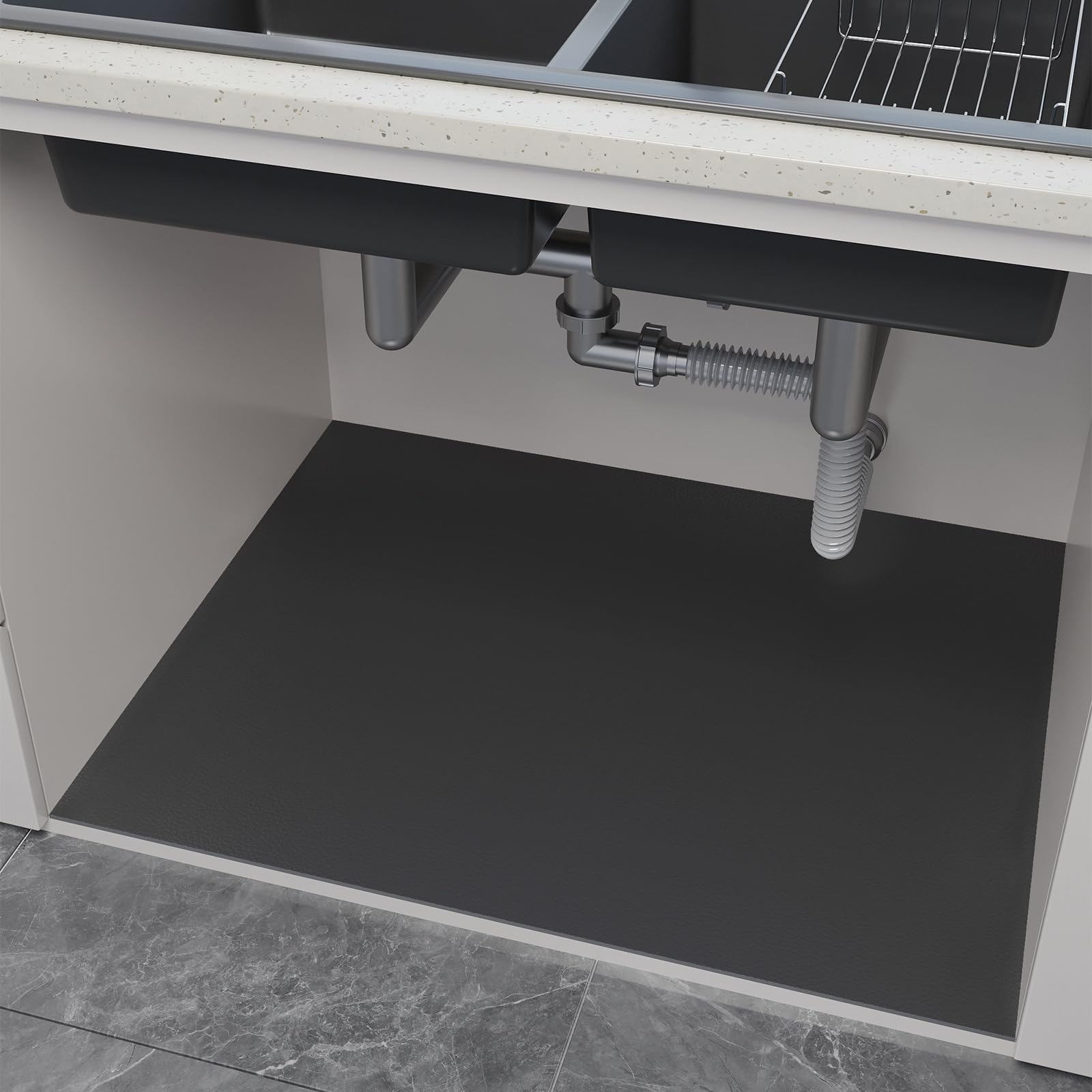 Alfombrilla de fregadero impermeable: dile adiós a las humedades y manchas en tus cajones de cocina