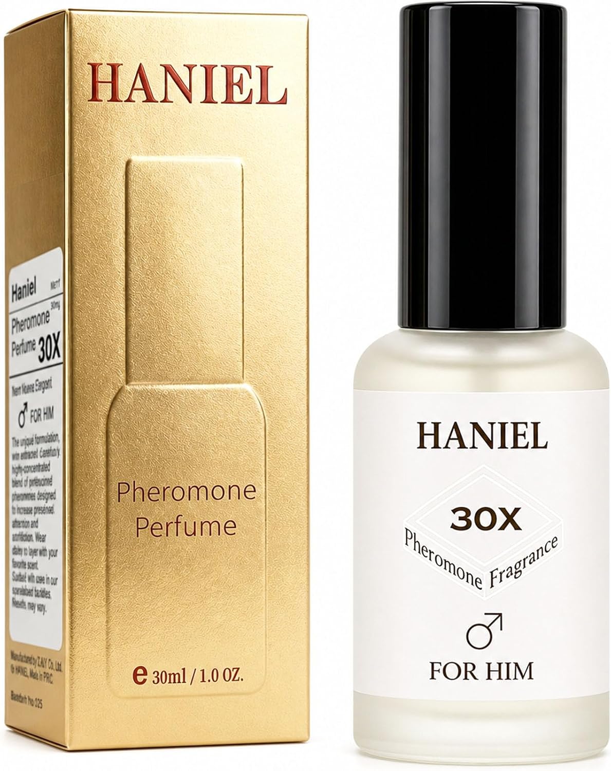 Haniel Pheromone Cologne for Men, Personal Vibe Daily Fragrance, 1 Fl Oz