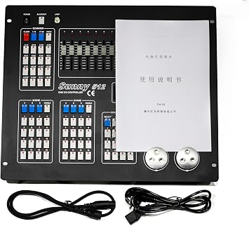 SHEHDS DMX Controller DMX512 DJ Controller | LED Digital Display, DMX Console, DJ Equipment, Stage Light Controller