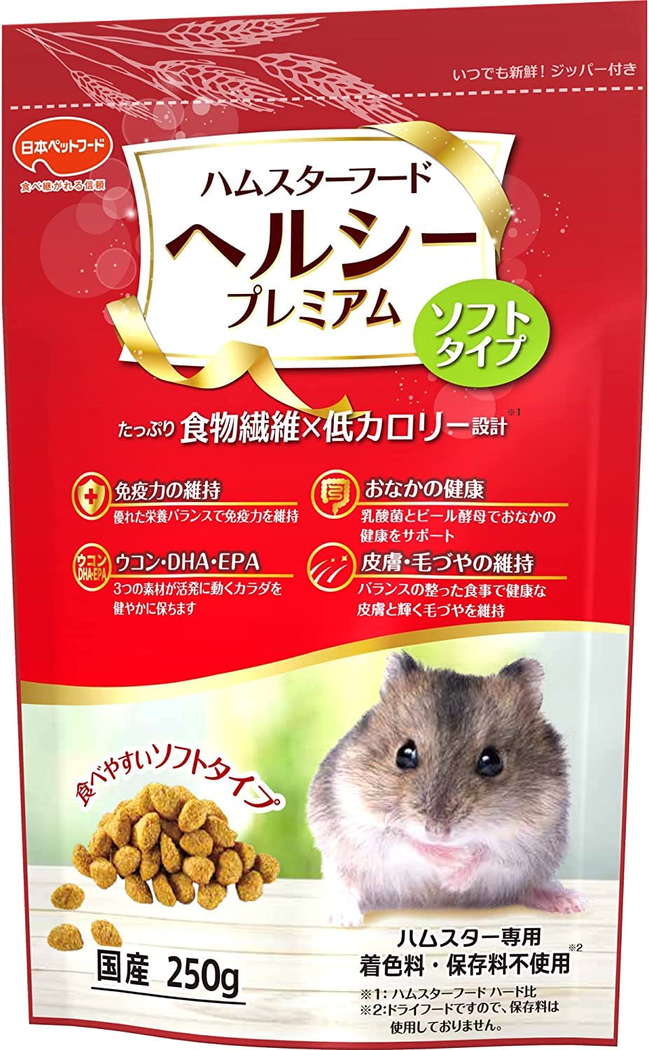 Amazon | フィード・ワン ニッパイ ハムスターヘルシープレミアム 250g