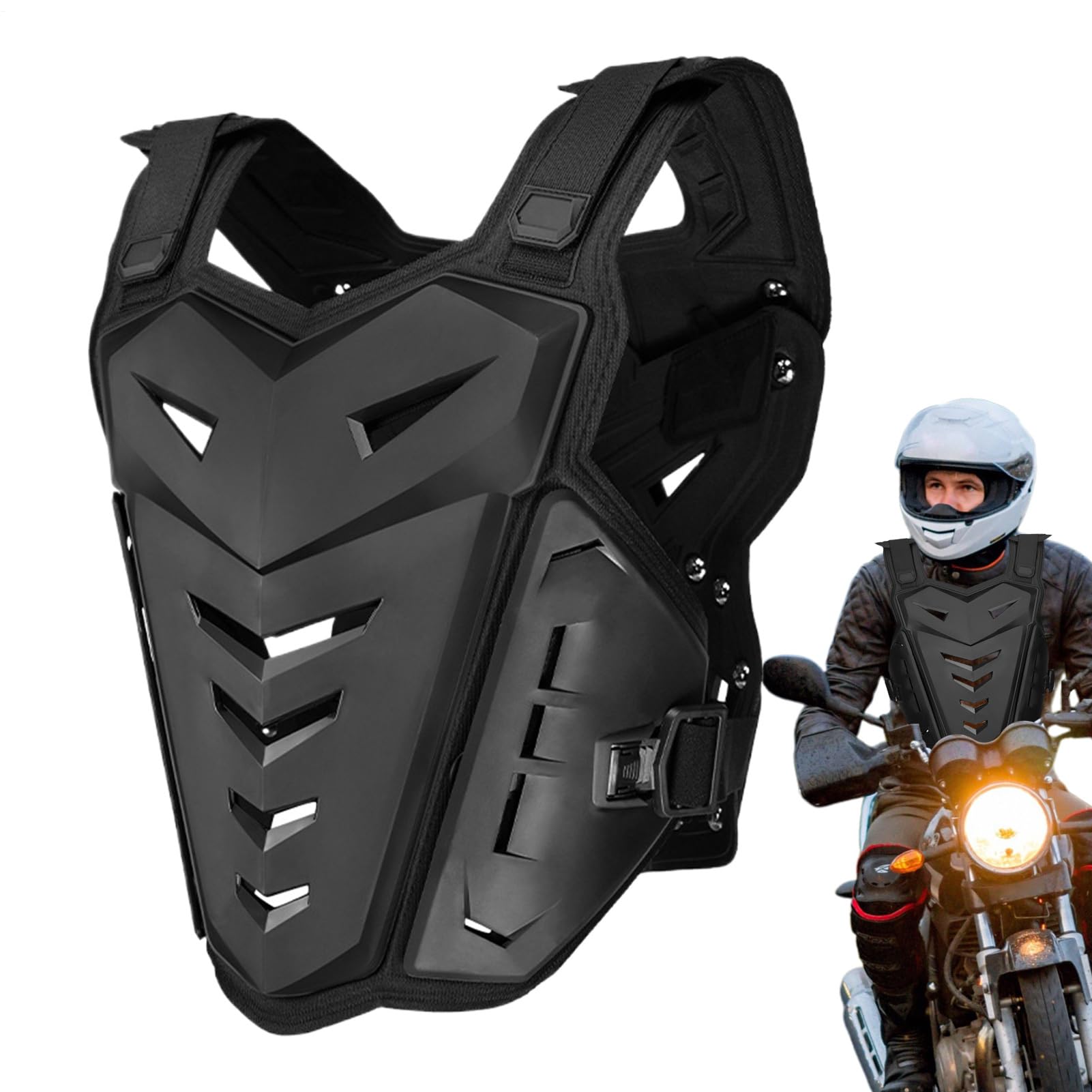 Kamizelka Motocyklowa Ochraniacz Pleców Regulowany wstrząsoodporny