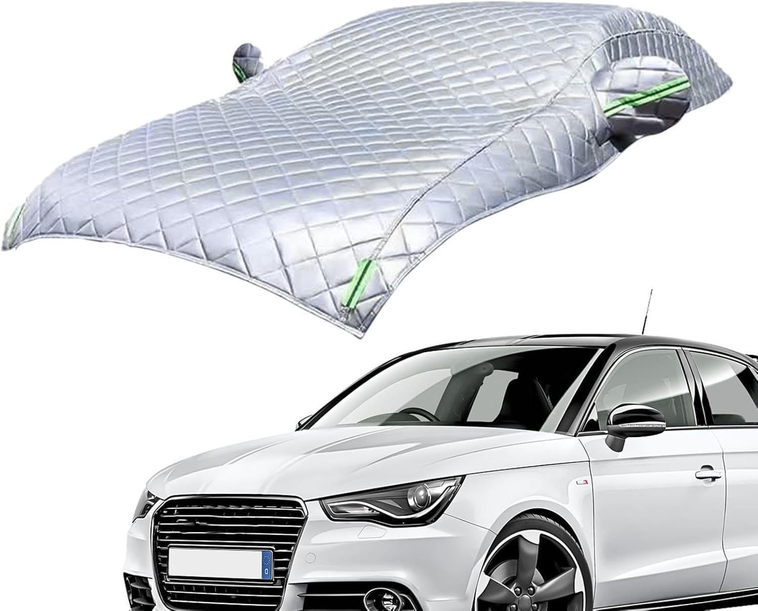 Hail Protector Car Cover Custom Fit for Skoda Rapid 2012-2024 Car Hail Protector, 5-Layer Padded Anti-Hail Shield | Rain Protection & Windproof with Reflective Strips