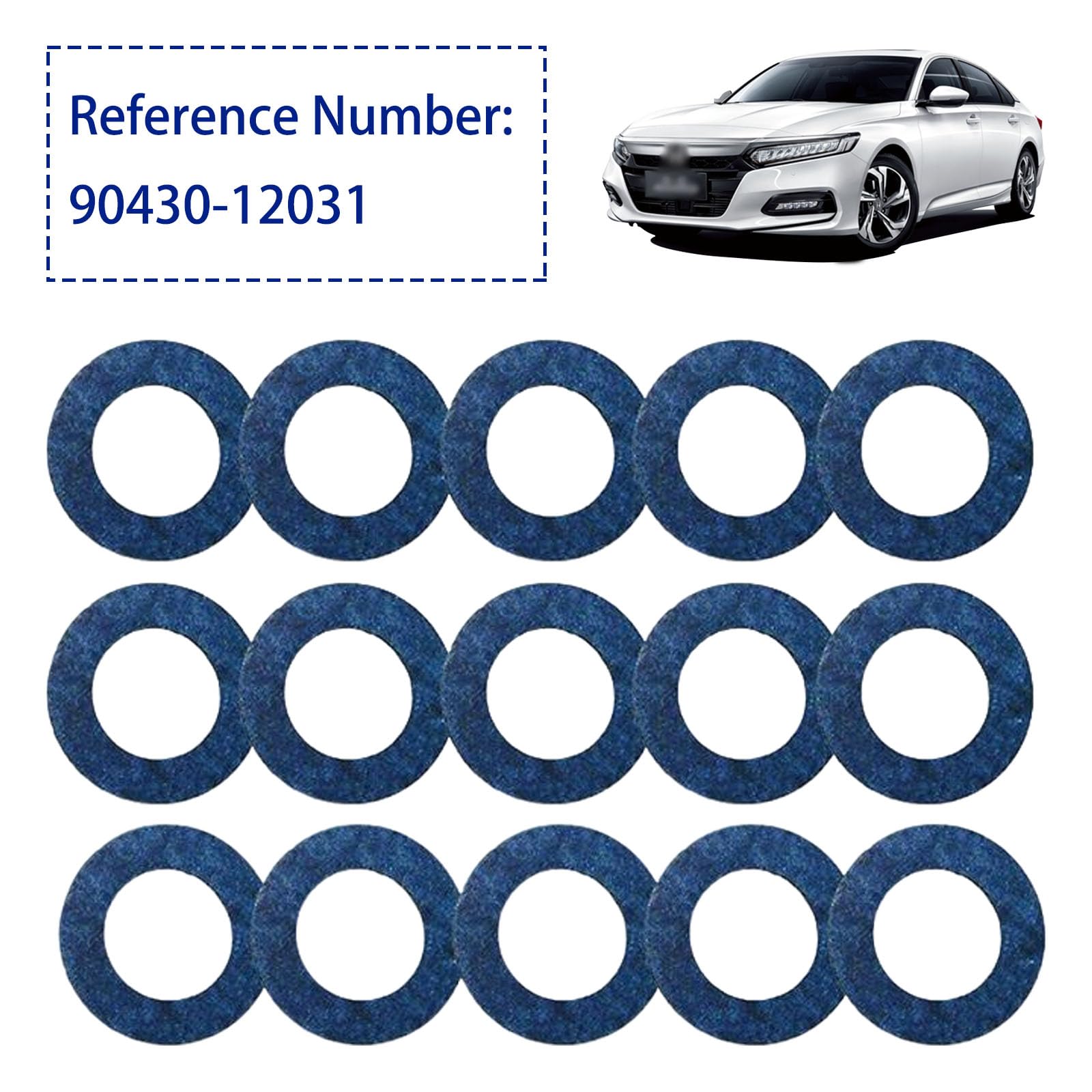 Lot de 100 joints d'étanchéité pour bouchon de vidange d'huile de rondelle plate – Remplacement pour changement de carter moteur automobile, 12 mm, 100 pièces