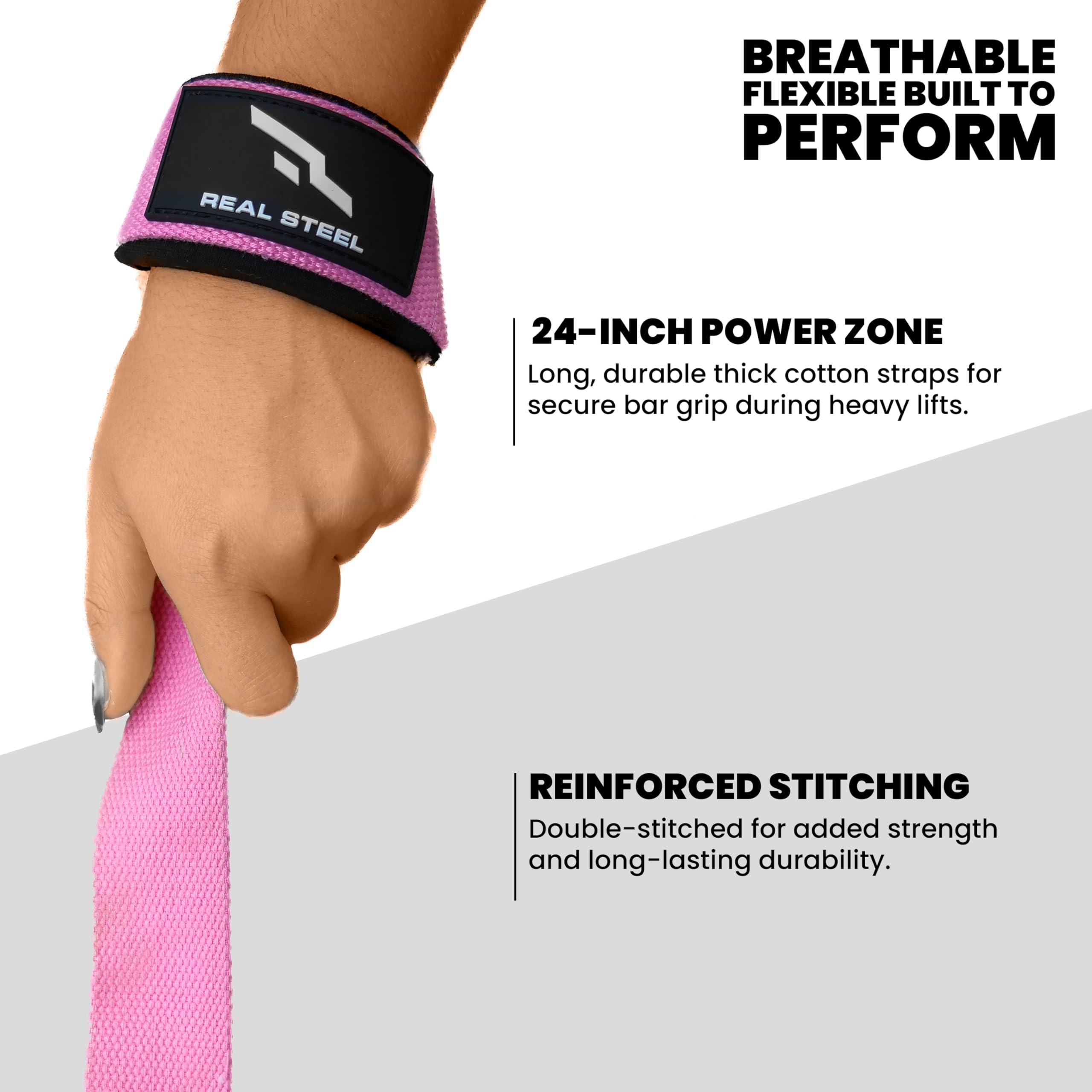 Gewichtheben, Gewichtheben, Bodybuilding, Powerlifting, Krafttraining und Kreuzheben, gepolstertes Neopren mit 61 cm Baumwolle
