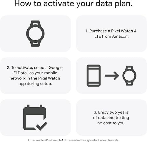 Miniatura 10 de Google Pixel Watch 4 (41mm) - Reloj inteligente Android con monitor de frecuencia cardíaca y seguimiento del sueño - Batería de 30 horas - Banda de