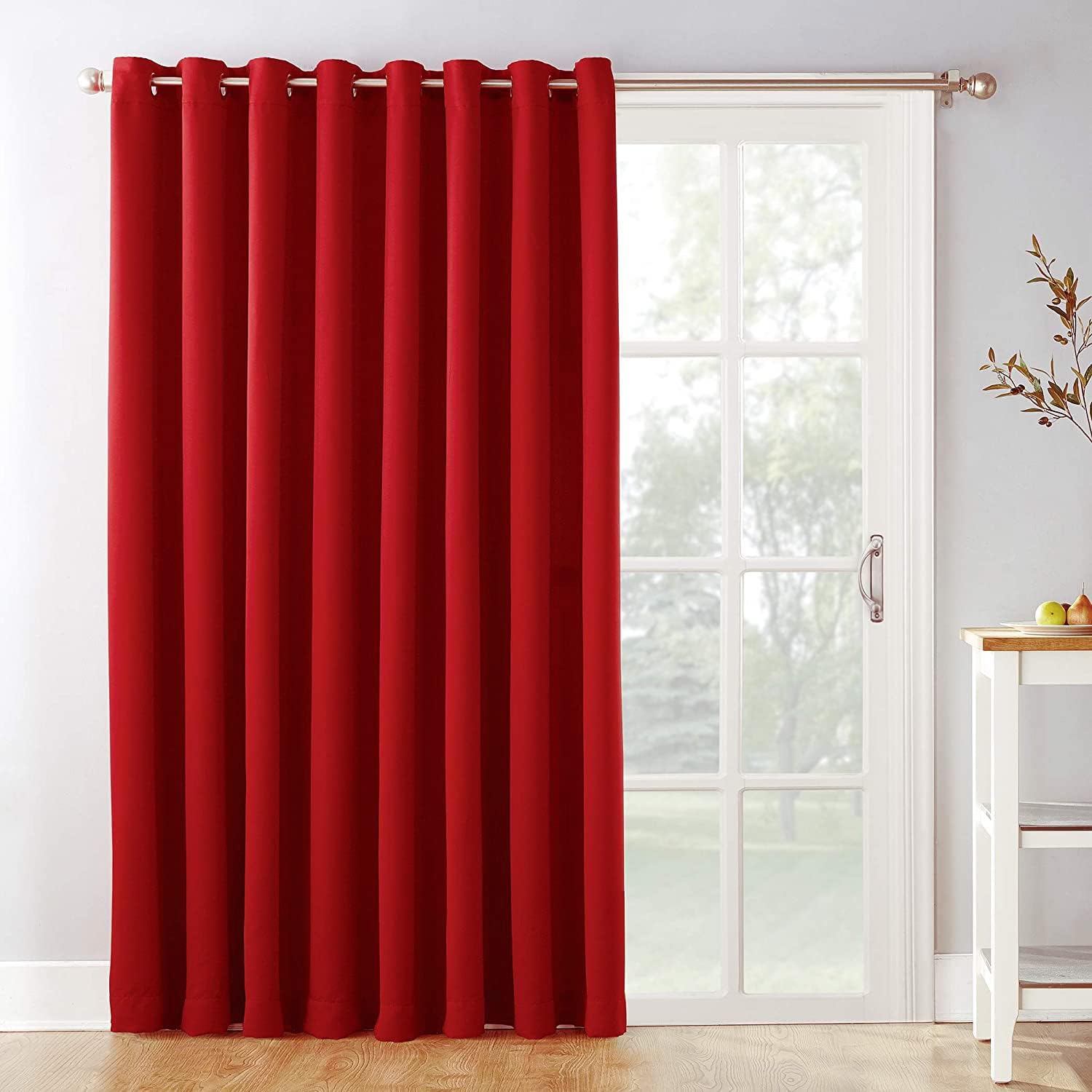 Sun Zero Barrow Energy Efficient Grommet Sliding Patio Door