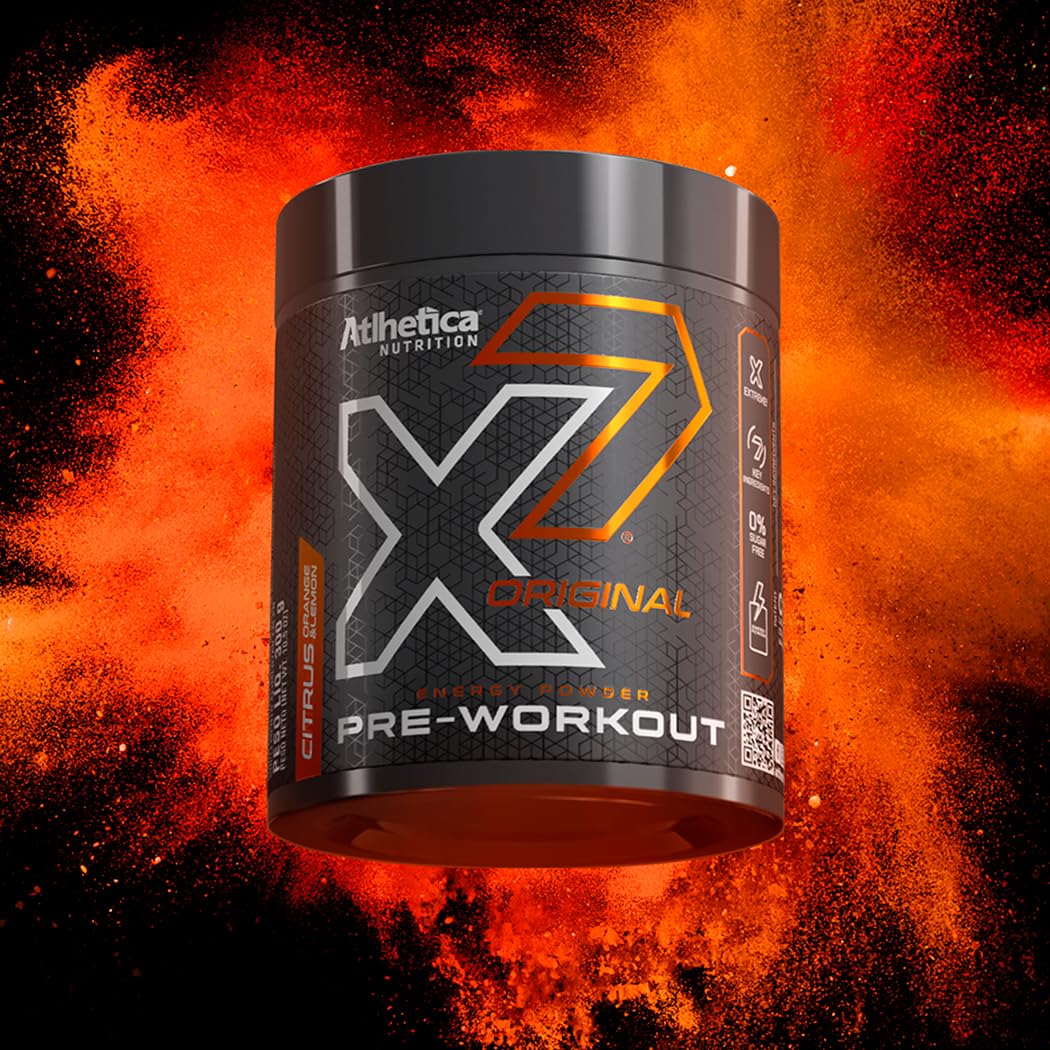 X7 Original Pre-Workout (300g), Citrus Orange & Lemon | Amazon.com.br