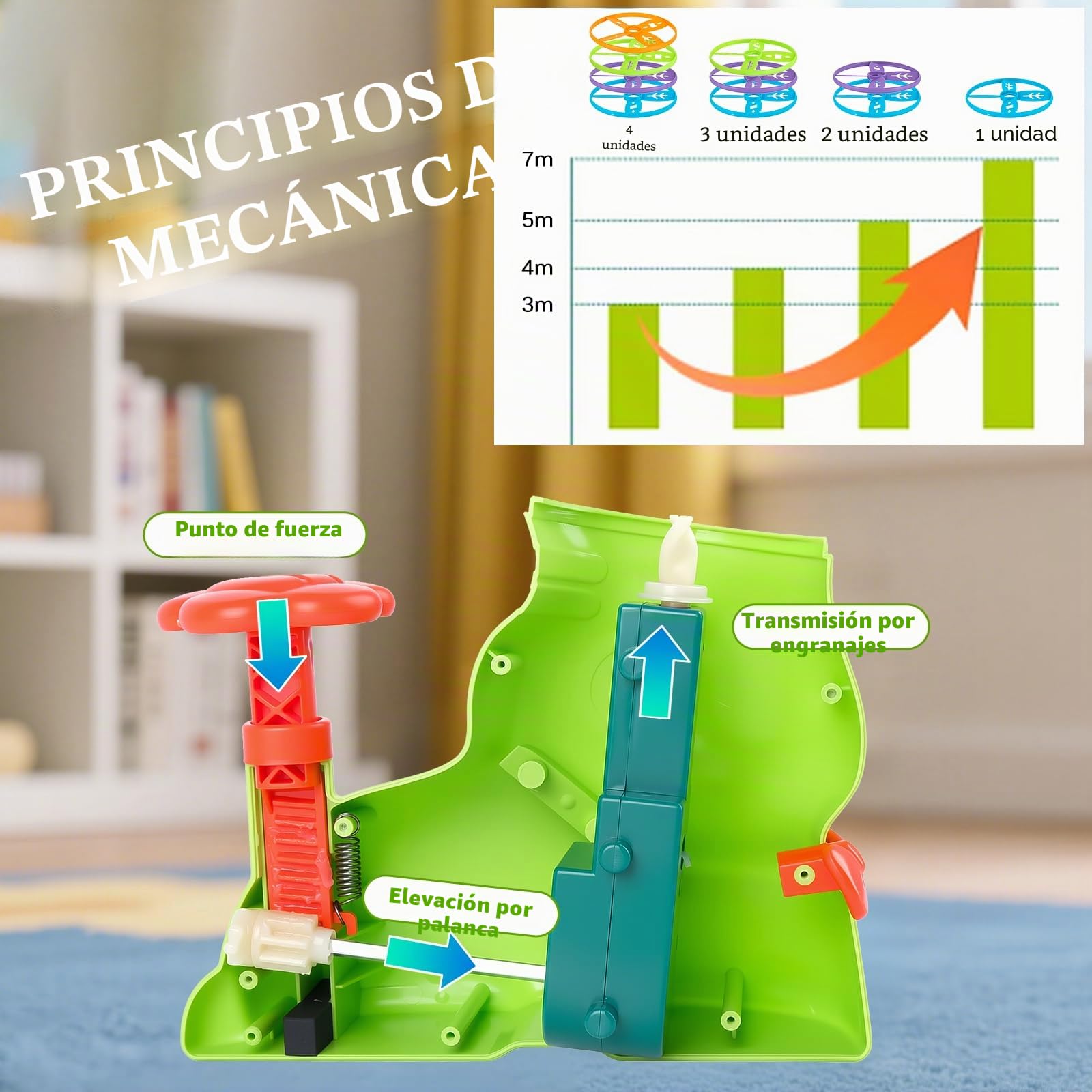 Frisbee Niños, Lanzador de Disco Volador Juegos Exterior Niños con 32 Discos, Juguetes para Niños Niña 3 4 5 6 7 8 Años, Juguetes Exterior para Jardin y Interiores